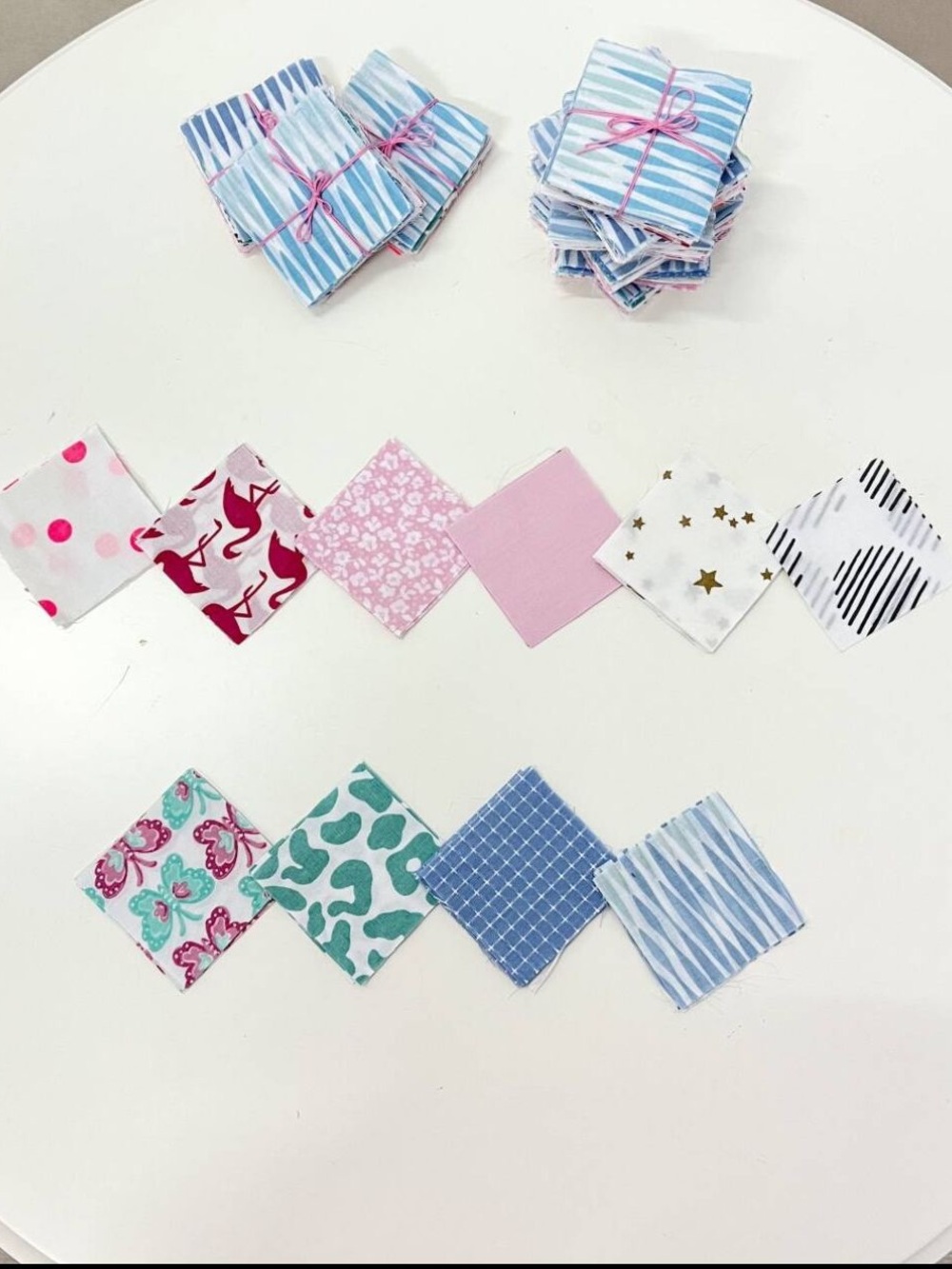 336pcs Petal&Pine pre cut mini charm pack 2.5”squares cotton fabric quilt